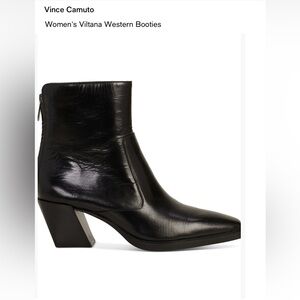 Vince Camuto Black Ankle Booties